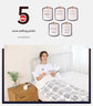 Blue and Gray 100*140cm Japanese-Style shawl blanket Ultra-Soft Blanket - Thick Polyester Throw for Sofa, Bed, Office,  Cozy Nap Blanket for Winter & All Seasons