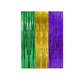 5-piece Purple Laser Tinsel Foil Fringe Curtain - 1*1m Metallic Party Streamer Backdrop for Birthday, Wedding, Christmas, New Year & Event Decoration - Shimmering Photo Booth & Doorway Prop