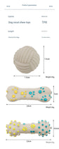 Yellow and Blue Squeaky Bone Durable TPR Dog Chew Toys Set -  for Teeth Cleaning - Non-Toxic, Bite-Resistant, Easy Clean - Interactive Play for Medium to Large Dogs