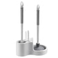 Toilet Cleaning Tool Set - 4 in 1 Bathroom Plunger and Brush Kit with Wall Mount Holder