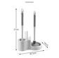 Toilet Cleaning Tool Set - 4 in 1 Bathroom Plunger and Brush Kit with Wall Mount Holder