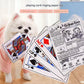 Dog Chew Toy Set - 10 Piece Playing Card Crinkle Sound Toys for Dogs(J)
