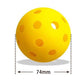 Black Pickleball Balls Set - 6 Piece 40 Hole Outdoor Indoor Pickleball Match Balls