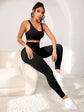 Navy blue High Waisted Seamless Butt Lifting Leggings - Tummy Control Peach Hip Yoga Pants Fitness Tights(Size:4XL)
