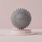 2-Pack Grey Spiky Fascia Massage Balls - Portable TPE Foot Arch Muscle Relaxer for Yoga Recovery Trigger Point Therapy