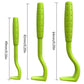2-Pack  Green Pet Tick Remover Tool Set - Small Medium Large Flea and Tick Hook Removers