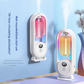 Black Smart Aromatherapy Diffuser - Ultrasonic Mist Air Freshener with LED Light and Wall Mount