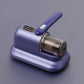 Blue-violet Wireless Mite Vacuum Cleaner with UV Light - High Suction Handheld Bed Dust Mite Remover