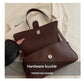 Coffee color Fashion Retro Crossbody Bag French Chic Small Shoulder Bag Women’s Baguette Underarm Bag