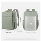 Green Large Capacity Airbag Backpack Multi-Compartment Laptop Backpack Travel Business Bag