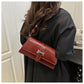 Coffee color French Chic Baguette Shoulder Bag Women’s Minimalist Crossbody Bag with Premium Feel