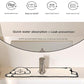 2-Piece Faucet Draining Mat Set Absorbent Sink Splash Guard Quick Dry Counter Mat 10x61cm(Dachshund)