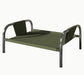 Green Raised Pet Bed for Medium Dogs Cats Elevated Breathable Dog Cot Washable Anti-Moisture Pet Cot 50x40x20cm
