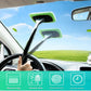 Light blue Car Windshield Cleaning Brush with 5 Replacement Microfiber Pads Defogging Wiper Tool Glass Cleaner