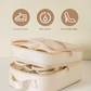 Grey Travel Shoe Bag Portable Luggage Organizer Waterproof Dustproof Shoe Pouch