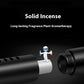 Black Mini Car Air Vent Perfume Freshener with 6 Scent Refills Aluminum Alloy Aromatherapy