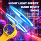 Yellow LED Light Up Flying Disc Cat Toy Interactive UFO Launcher with Replacement Discs