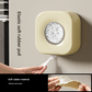 White Wall Mounted Plastic Wrap Dispenser Storage Box with 200 Preservation Films