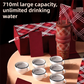 Black British Equestrian Plaid 710ML Insulated Travel Mug with Dual-Drink Lid, Straw & Straw Cap - Ceramic Liner Car Coffee Tumbler with Tea Water Separator Ball and Matching Protective Sleeve (Delux Gift Box)