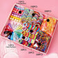 895-Piece Cute Hair Accessories Gift Set with Elastic Rubber Bands - Perfect Gift for Girls
