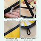 2-in-1 Foldable 145 x 200CM Outdoor Picnic Mat and Storage Handled Bag with Red Sunflower Pattern & 4 Ground Stakes - Portable Waterproof Camping Blanket Travel Picnic Rug for 3-4 People Outdoor use