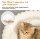 Coffee Plush Round Pet Bed with Gap Entry & Removable Cushion S Size - Thickened Warm Anti Slip Cats and Dogs Donut Nest for All Seasons, Cozy and Soft Sleeping Bed for Home Use, L Size 60*60*15CM