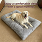 60 x 120CM Large Plush Pet Bed Mat for Dogs & Cats – Light Grey Double-Sided Soft Cushion, Breathable Moisture-Resistant Sleeping Pad for Small, Medium & Large Pets