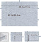 Silver Grey Foldable Anti-Slip Felt Jigsaw Puzzle Board with 6 Sorting Drawers – Lightweight 1000 Piece Puzzle Table Mat, 2-in-1 Neck-Friendly Storage Stand and Protective Cover for Unfinished Puzzle