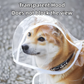 6XL Size Waterproof EVA Transparent Dog Hooded Raincoat and Pet Full-Coverage Poncho with Adjustable Snaps & Hidden Leash Opening, Quick-Drying and Easy to Clean for Small Medium Large Dogs