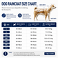 6XL Size Waterproof EVA Transparent Dog Hooded Raincoat and Pet Full-Coverage Poncho with Adjustable Snaps & Hidden Leash Opening, Quick-Drying and Easy to Clean for Small Medium Large Dogs