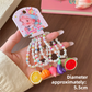 8-Piece Fruit Resin Hair Accessories Set with 5-Type Fruit Hair & Ear Clips, Hair Ties, Pearl Bracelet and Necklace, Cute Colourful Summer Fruity Headwear Kit for Daily Wear, Party Styling and Girls Gift Giving