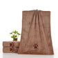 3-Pack Brown 40*80cm Pet Drying absorbent Towel for Dogs and Cats - Quick Dry Super Absorbent Microfiber Bath Towel with Paw Print Design - Large Size Grooming Towel for Pets