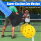 Rose red Silicone Pickleball Ball Retriever Attachment for Paddle Handle Easy Ball Pickup Training Accessory  No Bend Training Aid for Players
