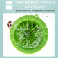 Green small size Pet Paw Cleaner Cup Portable Dog Paw Washer with Soft Silicone Bristles TPR Silicone Cleaning Cup for Muddy Paws Dogs and Cats