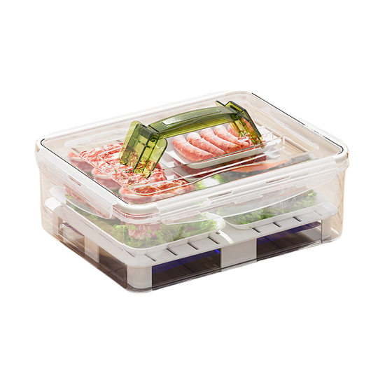 Portable outdoor ice tray storage box 5.17L