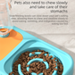 2 pcs  Grey and White Cat Feeding Station with Water Dispenser &  Slow Feeder Bowl Plus Cat Scratching Mat Set Brown 40x60cm Pet Dining and Furniture Protection Bundle
