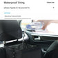 Black small size 15*17*25cm Car Trash Bin with Oxford Cloth Construction - Foldable Hanging Car Organizer, Waterproof Washable Lining, Flip Top Lid, Multi Purpose Storage Bin for Car Interior Travel and Daily Driving