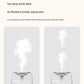 White 650ML USB Mini Humidifier with Aromatherapy Function, Cool Mist Air Humidifier for Bedroom, Home Office, Quiet Large Mist Output Diffuser with Night Light
