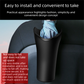 Car Umbrella Storage Bucket—a hanging storage container that is convenient to use; suitable for seatbacks or car doors, it is compact, practical, and doubles as a trash bin.