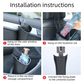 2pcs Car Umbrella Storage Bucket—a hanging storage container that is convenient to use; suitable for seatbacks or car doors, it is compact, practical, and doubles as a trash bin.