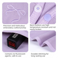 2 pcs Relaxing Winter Set - Purple  Nursing Cape and White Mini Humidifier Soothing – Soft Postpartum Shawl & 650ml USB Air Humidifier for Home Comfort，Relax Self Care Present for Women
