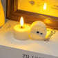 LED Rechargeable Flameless Candle Night Light Set (8 Units, with Lampshade)– USB Charging Decorative Tea Light Ambient Lighting for Christmas & Home Decor