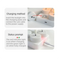LED Rechargeable Flameless Candle Night Light Set (12 Units, with Lampshade)– USB Charging Decorative Tea Light Ambient Lighting for Christmas & Home Decor