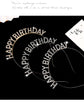 Golden Happy Birthday Rhinestone Headband - Alloy Party Hair Accessory with Sparkling Letters, Lightweight Design for Celebrations and Photo Props
