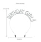 Golden Birthday Girl Rhinestone decorative headband - Alloy Letter Hair Accessory with Sparkling Crystals for Women and Girls, Party Photo Prop and Celebration Gift