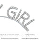 Golden Birthday Girl Rhinestone decorative headband - Alloy Letter Hair Accessory with Sparkling Crystals for Women and Girls, Party Photo Prop and Celebration Gift