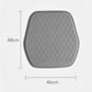 Grey Universal Cooling Gel Seat Cushion - TPR Breathable Honeycomb Pad for Car & Office Chair