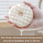 2 Suction Cups + 4 Honeycomb Kitchen Sponges Set - Dishwashing Cleaning Scrubbers