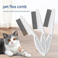 Transparent cat Complete Cat Care Set - One-Touch Deshedding Brush, Stainless Steel Nail Clipper & Fur Collection Locket