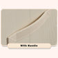 Khaki 31L Slim Foldable Clothes Storage Box Large Capacity Fabric Wardrobe Organiser with Clear Window Dustproof